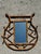 Vintage Tortoise Bamboo Hall Mirror For Sale - Image 9 of 12