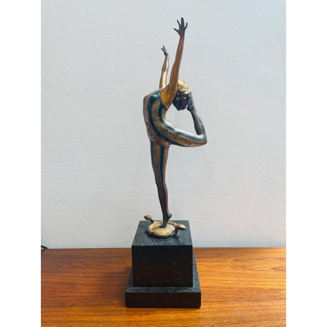 Art Deco Bronze Sculpture by Otto Poertzel, 1920s For Sale - Image 3 of 12