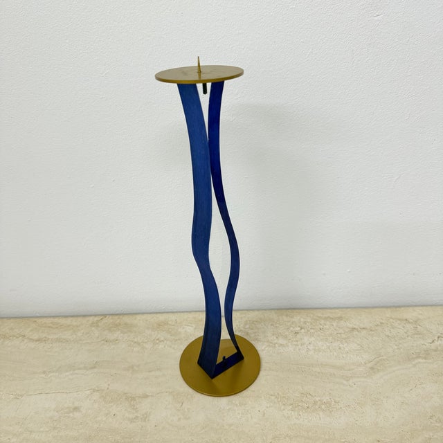 Acrylic Glass Candleholder in the style of Cec Lepage, 1980s For Sale - Image 11 of 18