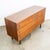 Wood Mid Century Modern Credenza Dresser 6 Drawer Stanley Walnut MCM Metal Handles For Sale - Image 7 of 11