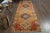Vintage Turkish Hand-Knotted vintage rug is a semi-antique vintage runner rug.'70s Eastern region of Turkey's unique rug...