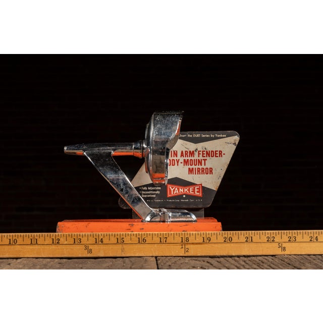 Metal Vintage Yankee Fender Mount Mirror Pos Display For Sale - Image 7 of 7