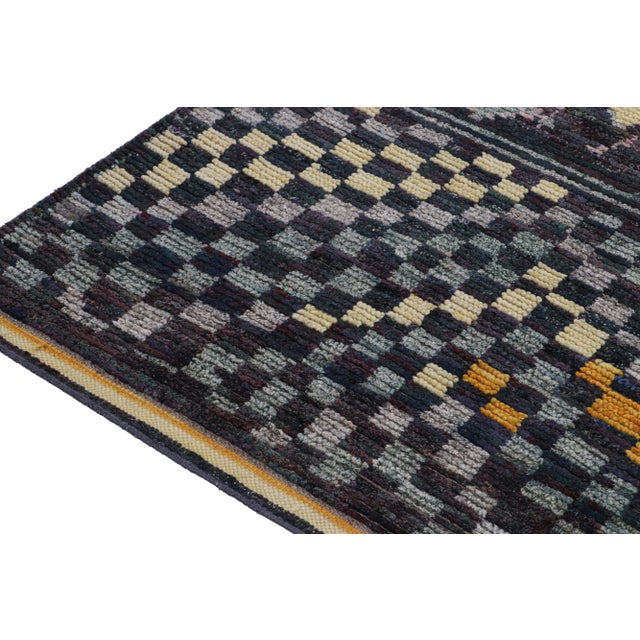 Not Yet Made - Made To Order Rug & Kilim’s Moroccan Style Rug in Black with Colorful - 4'x8' For Sale - Image 5 of 7