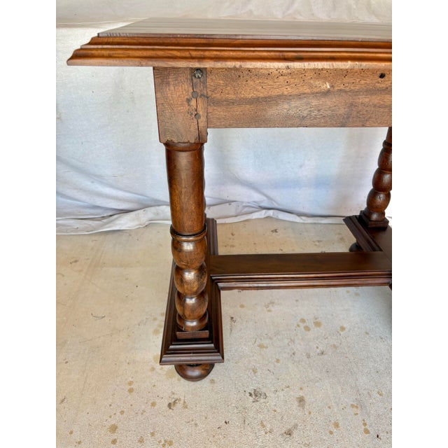 Late 19th Century 19th Century French Walnut Side Table For Sale - Image 5 of 13