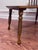 Vintage Early American Two Tiered Solid Wood Maple Side Table. For Sale - Image 9 of 12