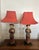 Antique Vietnamese Altar Maid Figurine Hand Carved Table Lamps - a Pair For Sale - Image 4 of 18
