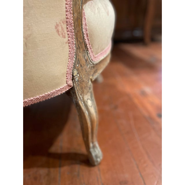 Wood 18th Century Louis XV Style Settee For Sale - Image 7 of 9