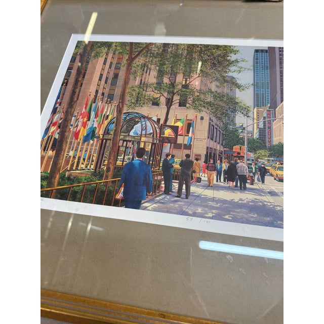 Matthew Popielarz Lithograph Signed and Numbered Noon Time 58/100 1997 For Sale - Image 4 of 9