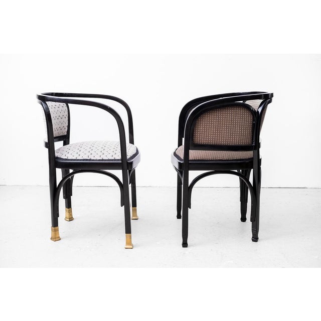 Original Art Nouveau Armchair Model 716/F by Gustav Siegel for Jacob & Josef Kohn, 1901 For Sale - Image 15 of 18