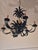 Boho Chic Vintage Italian Tole Pineapple Chandlier or Light Fixture For Sale - Image 3 of 9