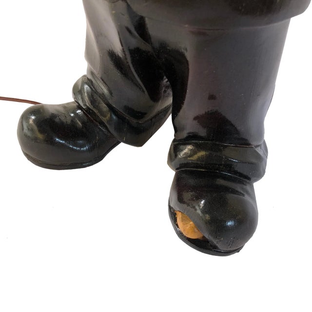 Wood Lantern Table Lamp by Aldo Tura for Macabo, Italy, 1950s For Sale - Image 11 of 14