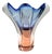 Art Glass Blue-Pink Sommerso Vase by Josef Hospodka for Chřibská, Czechoslovakia, 1960s For Sale