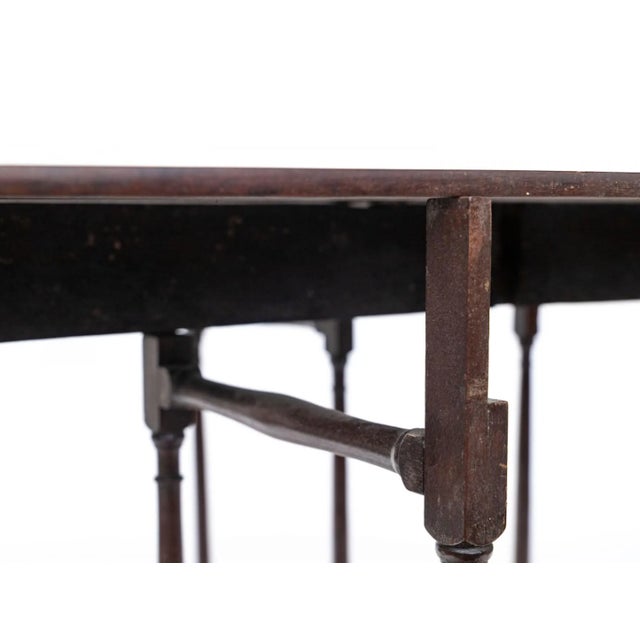 18th Century English Mahogany Spider Leg Drop-Leaf Table, Circa 1780 For Sale - Image 4 of 8