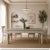 Dimensions: 79"W x 46"D x 31"H Disclaimer: To ensure your table arrives safely, we do not include the glass top with this...