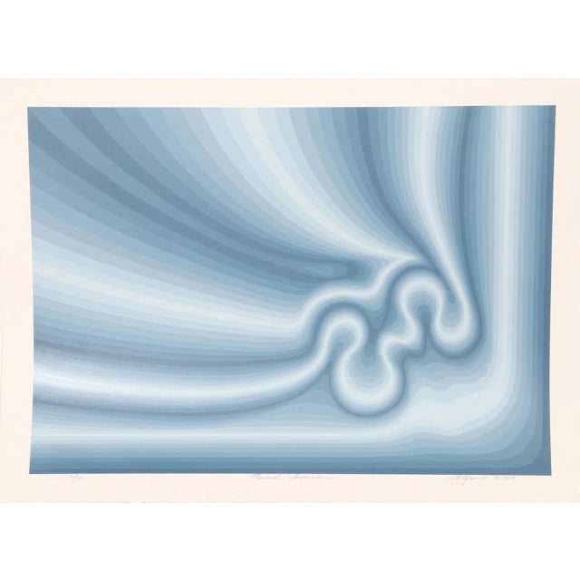 1980s Roy Ahlgren, "Thermal Inversion", Serigraph For Sale - Image 5 of 5