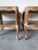White Vintage French Provincial Style Two Tier Marble Top End Tables – A Pair For Sale - Image 8 of 17