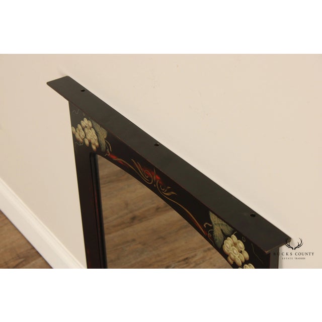 Painted Black Fruit Motif Wall Mirror For Sale In Philadelphia - Image 6 of 13