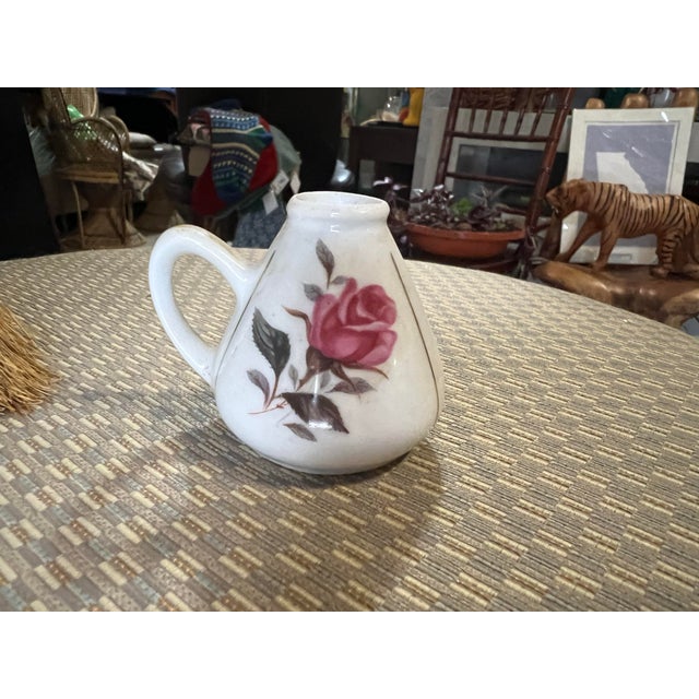 1970s 1970s Small Asian Floral Creamer Cup For Sale - Image 5 of 5
