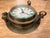 Classic maritime-style wall clock featuring a solid brass porthole case with hinged bezel and working latch. The clock has...