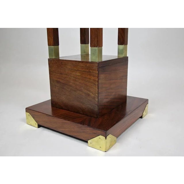 Austrian Art Nouveau Palisander Pedestal, 1900 For Sale - Image 14 of 15