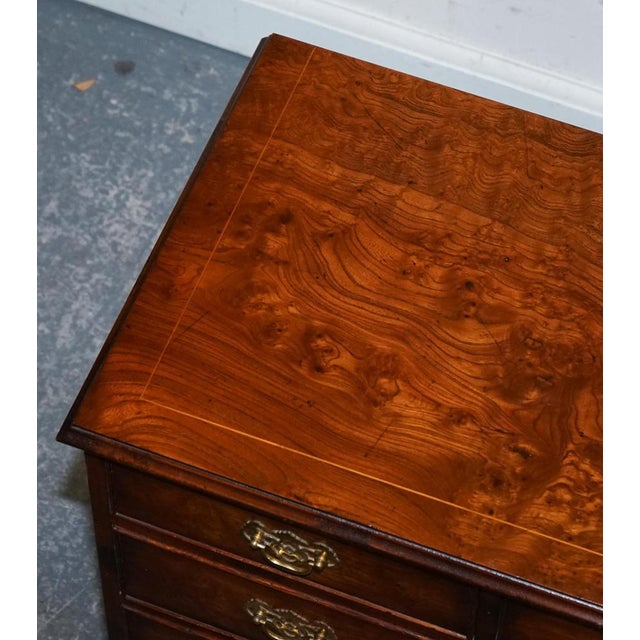 Georgian Style Chest of Drawers in Elm For Sale - Image 11 of 16