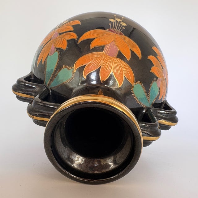 Ceramic Seka Kaktus Vase by Anna-Lisa Thomson and Einar Törning for Upsala-Ekeby, 1930s For Sale - Image 7 of 10