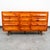 A gorgeous recently restored mid-century organic modern solid sculpted solid knotty pine 12 drawer credenza / dresser by...