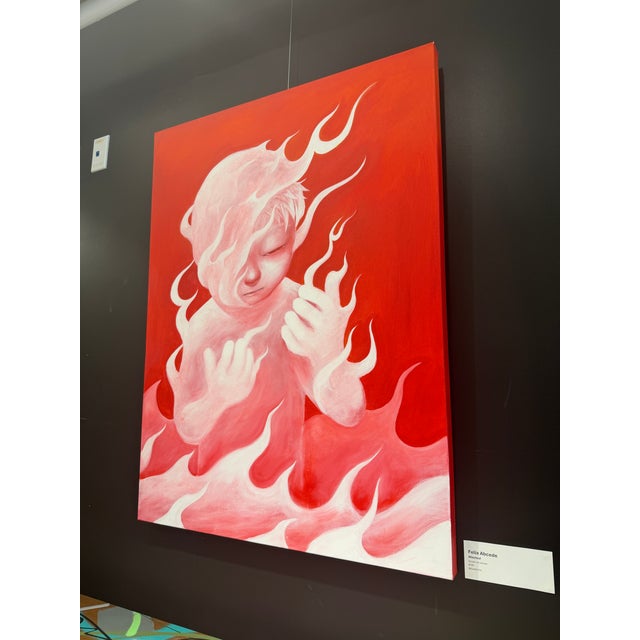 Washed, Acrylic on Canvas, Felix Abcede (2025) For Sale - Image 4 of 5