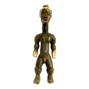 Central African Carved Wood Ritual Male Figure