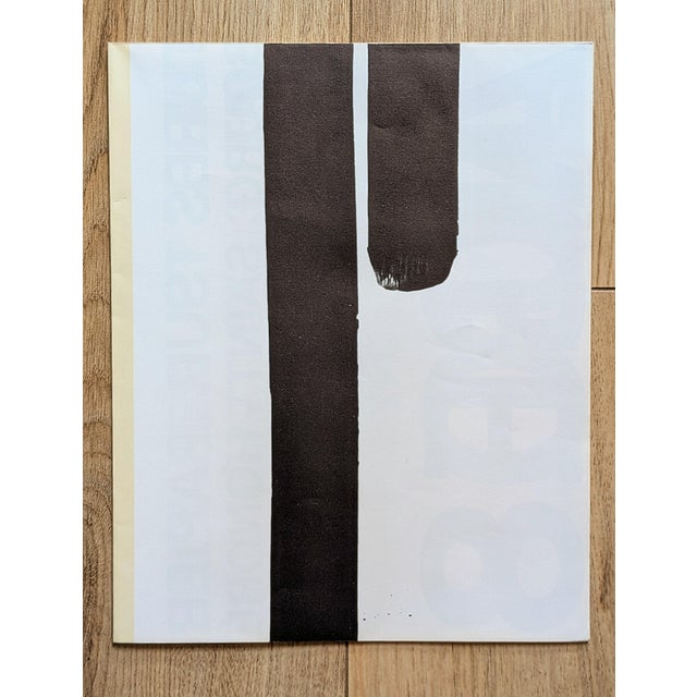 Pierre Soulages - Bronzes et Peintures, Galerie de France, 1977 - high quality original vintage poster, printed in...