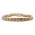 16.03 Ctw Square Cut Citrine Tennis Bracelet Made in Solid 14k White Gold For Sale