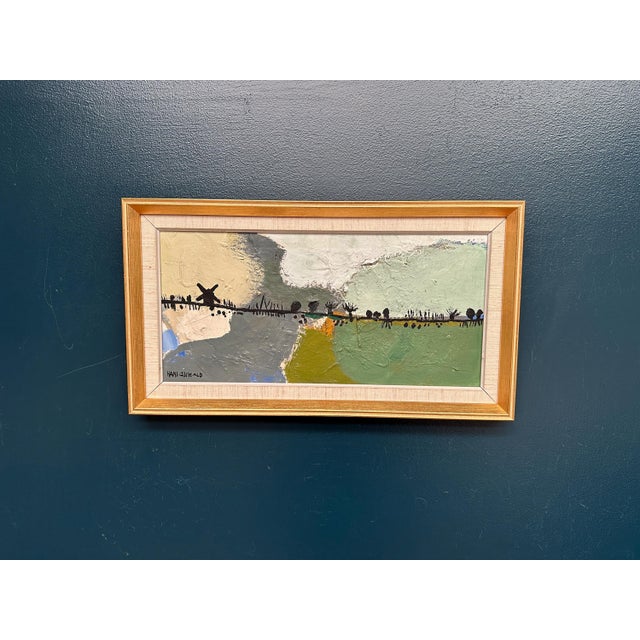 Hans Osswald, Kvarnvägen, 1950s, Oil Painting on Canvas, Framed For Sale - Image 16 of 18