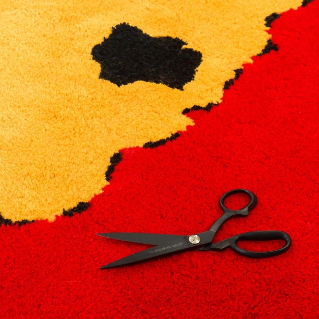 Wool O Divisible Rug by Oskar Vermeylen for Atelier Belge Fermetti, Belgium, 2012 For Sale - Image 5 of 13