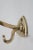Art Nouveau Clothes Hook from Brass, 1900s, Set of 5 For Sale - Image 5 of 9