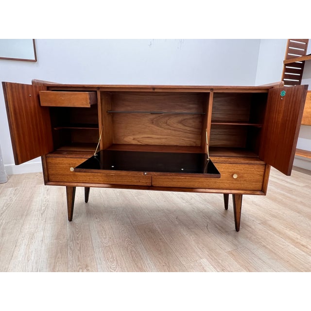 1950s Mid Century Credenza by Harris Lebus | Chairish