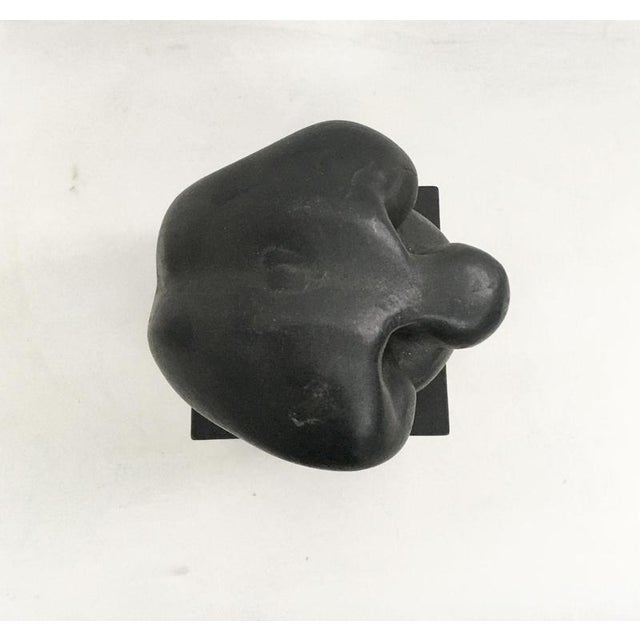 Patrizia Guerresi, Italian Black Abstract Sculpture, 1988, Aluminum For Sale - Image 10 of 16