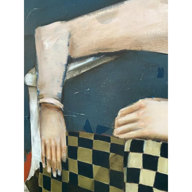 Michele Mikesell, The Cat, Oil on Canvas, 2025 For Sale - Image 3 of 9