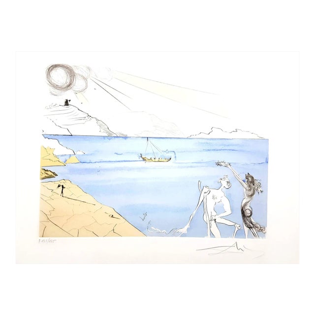 Salvador Dali - The Laurels of Happiness - Original Signed Engraving 1974 For Sale