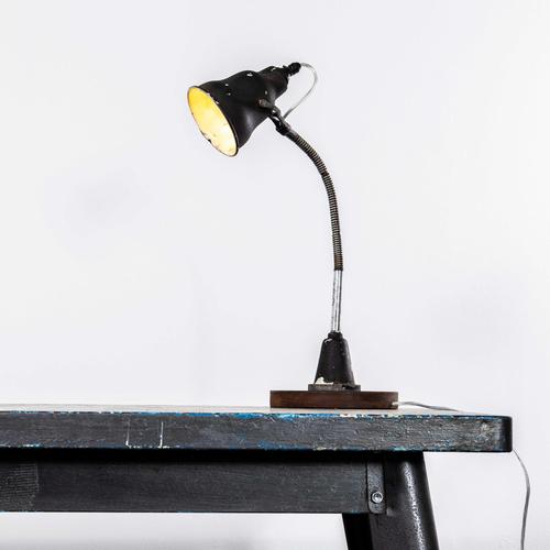 Vintage English Machinists Lamp, 1950s For Sale - Image 6 of 6