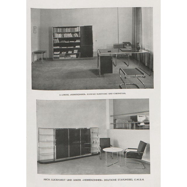 Vintage Bauhaus Tubular Steel Table by Marcel Breuer for Robert Slezak, CZK, 1930 For Sale - Image 13 of 17