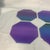 Elevate your bar cart or coffee table with this incredibly rare, authentic set of 6 octagonal coasters from the legendary...