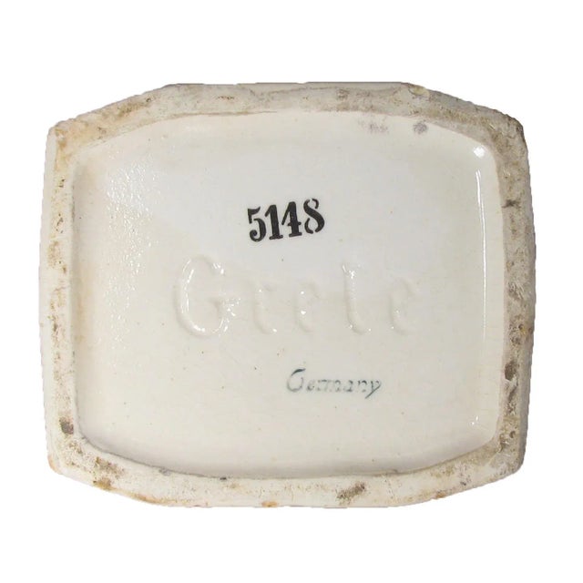 German Art Deco Blue & White Ironstone Canisters, S/3 For Sale In Tulsa - Image 6 of 7