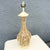 Vintage Chinoiserie Ivory Relief Ceramic Table Lamp For Sale - Image 4 of 6