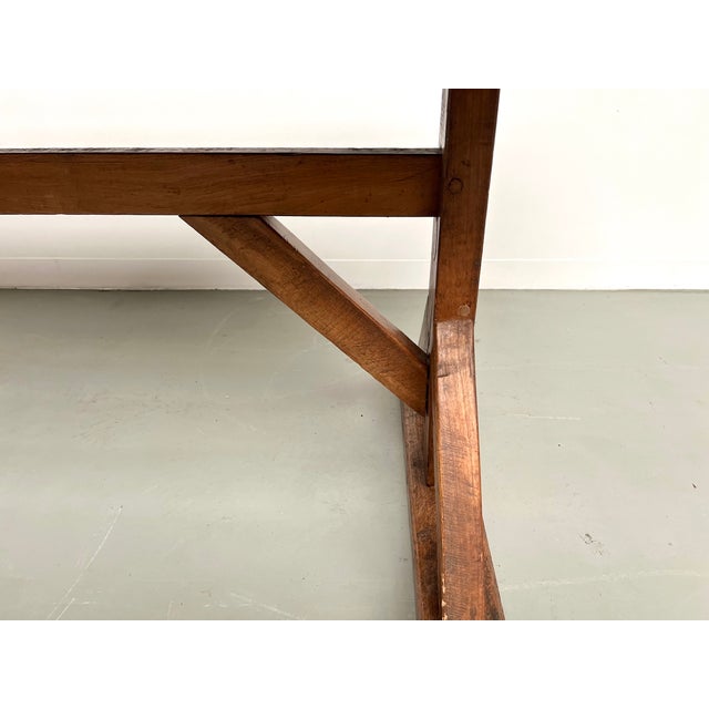Brutalist Oak Table, 19th Century For Sale - Image 6 of 18