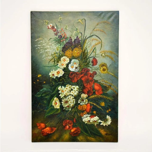 Still Life, 1960s, Oil on Canvas For Sale - Image 9 of 9