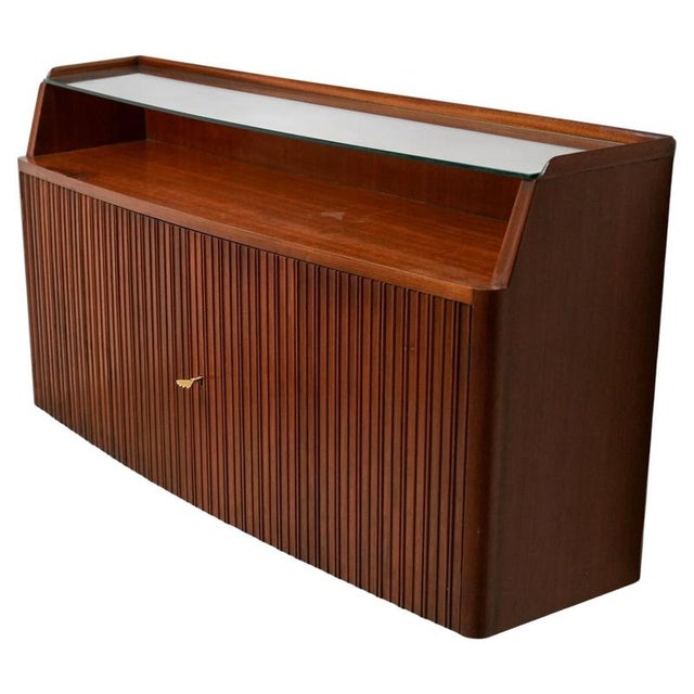 Wall-Mounted Sideboard attributed to Paolo Buffa for Serafino Arrighi, Italy, 1950s For Sale - Image 12 of 12