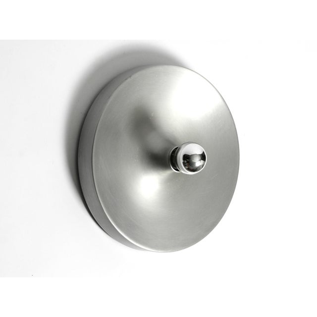 Large Space Age Round Pop Art Aluminum Ceiling Lamp For Sale - Image 14 of 14