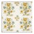 Sample - Schumacher Ashford Linen Fabric in Ochre & Sky For Sale