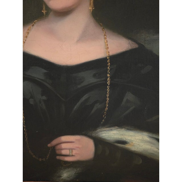 19th Century Portraits - a Pair For Sale - Image 9 of 12