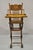 Victorian Antique Victorian Oak Wood Convertible Combination Baby High Chair Stroller For Sale - Image 3 of 12
